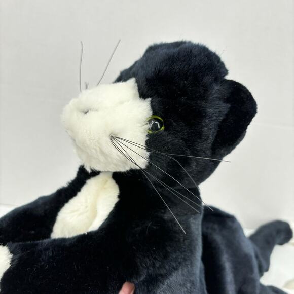 Folkmanis Floppy Cat Hand Puppet Full Body Plush Realistic Black Kitty 21 Inch - Picture 5 of 10